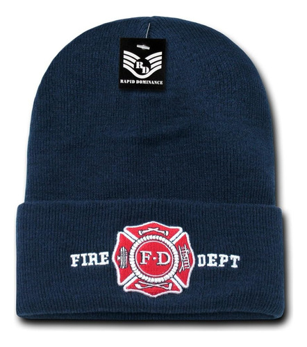 Gorro Largo Rapiddominance Fire Department, Azul Marino