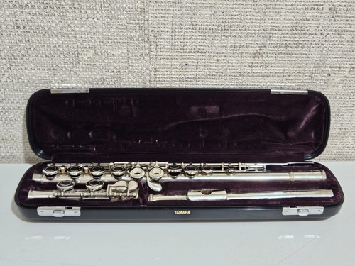 Flauta Transversal Yamaha Yfl 351s Prata Japão Usada Ref:474