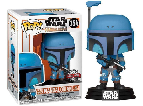 Pop! Death Watch Mandalorian Two Stripes Eb Exclusivo