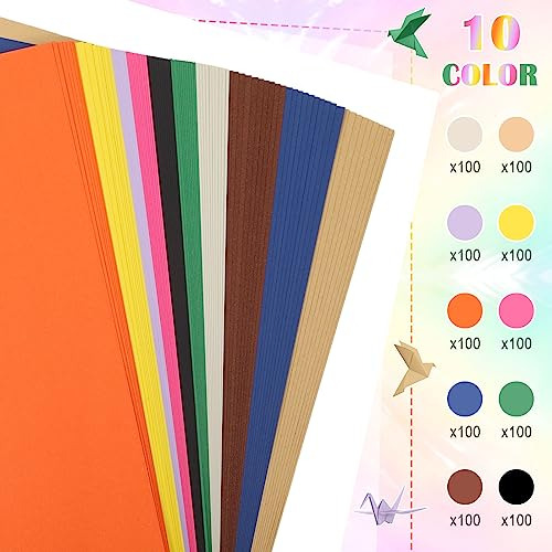 Papel De Construcción Papel De Color, A4 9 X 12 , 1000 Hoja