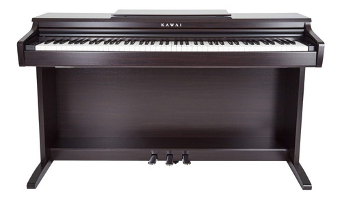 Piano Digital 88 Teclas Kawai Con Mueble Y Pedales Kdp120r