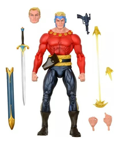 Flash Gordon Original Superheroes Neca New Perfecto Estado (Reacondicionado)