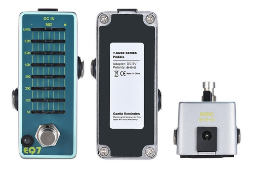 Eno Ex Eq7 - Pedal De Efecto Ecualizador De Guitarra (7 Band