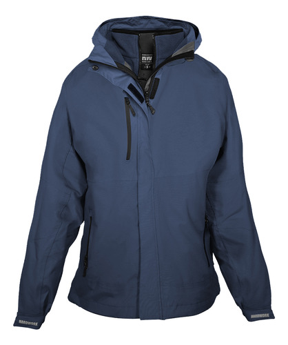 Parka Desmontable Hw Reno 3 En 1 Mujer Deep Blue