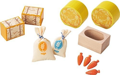 Haba Little Friends Horse Feed Play Set Accesorios Incluye B