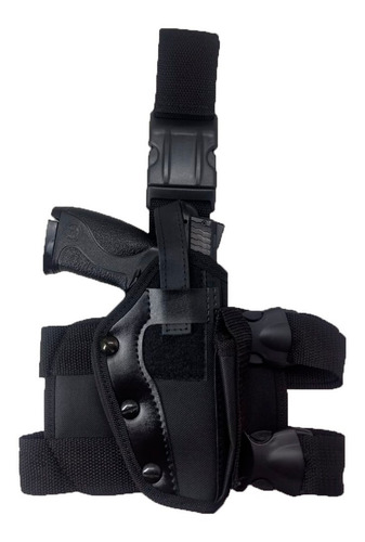 Kit- Coldre De Perna Porta Algema + P/ Carregador De Pistola