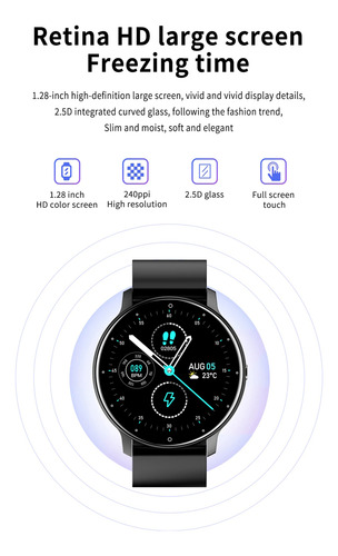 Reloj Inteligente Bluetooth Con Pantalla Táctil Completa Ip6