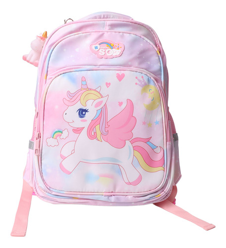 Mochila De Carrito Unicornio Bolsa Primaria Las 2ruedas