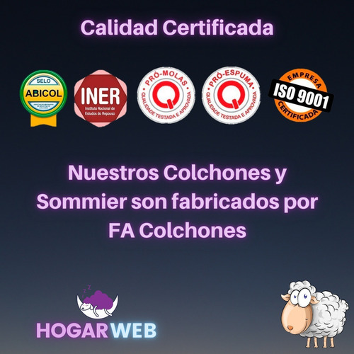 Imagen 7 de 8 de Colchon Rollo Resorte Pocket 2 Plaza Espuma Ortopedico