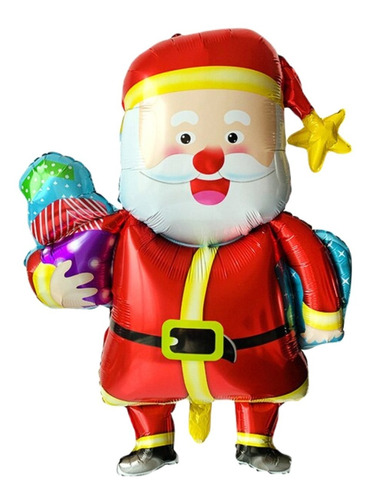 Globos Metalizados Navidad Papa Noel 36 Pulgadas X2u Fiesta