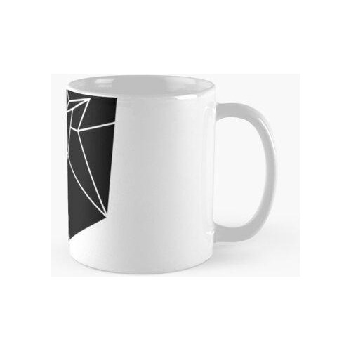 Taza Pegatina Geometría De La Pantera Negra Calidad Premium