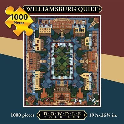 Dowdle Arte Popular Williamsburg Edredón Jigsaw Puzzle (1000