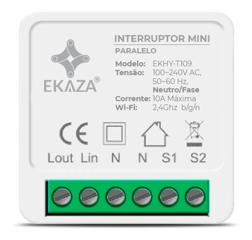 Ekaza Mini Interruptor Wifi Install Similar Ao Sonoff Mini