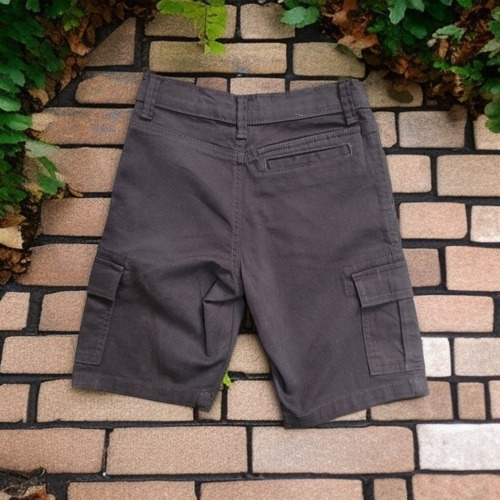 Bermuda Cargo There Abouts Niño Talla 7 Algodón Color Negro