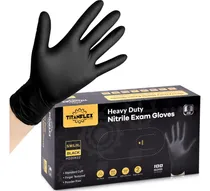 Comprar Guantes Desechables De Nitrilo Para Examen, 6 Mil, Negros