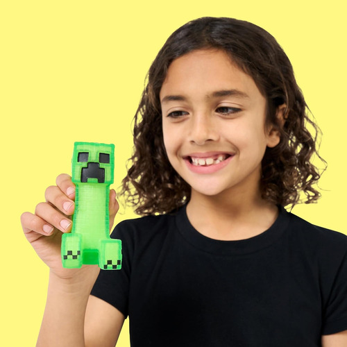 Figura Elástica Heroes Of Goo Jit Zu Minecraft Creeper