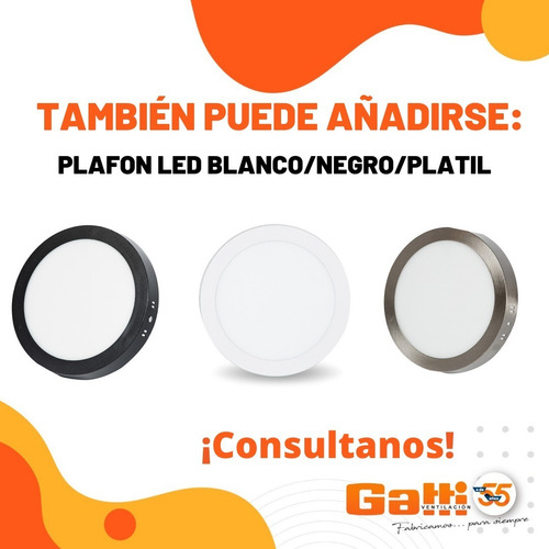 Imagen 7 de 9 de Ventilador De Techo De Chapa Nacional C/ Rulemanes Gatti Ventilación
