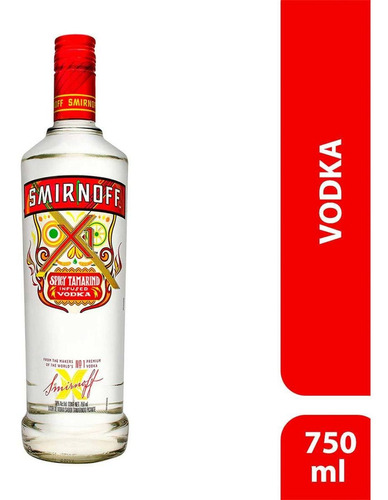 Imagen 1 de 1 de Vodka Smirnoff Tamarindo 750ml