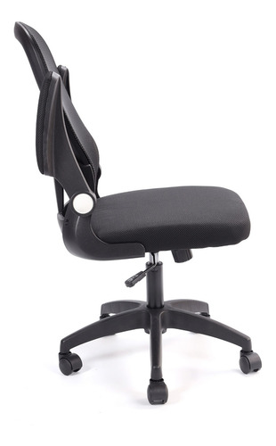 Imagen 6 de 6 de Silla De Escritorio Y Oficina Ergonomica Pc Giratoria Femmto Bm001 Negro Mesh Peso Maximo 120kg Apoyabrazos Rebatibles