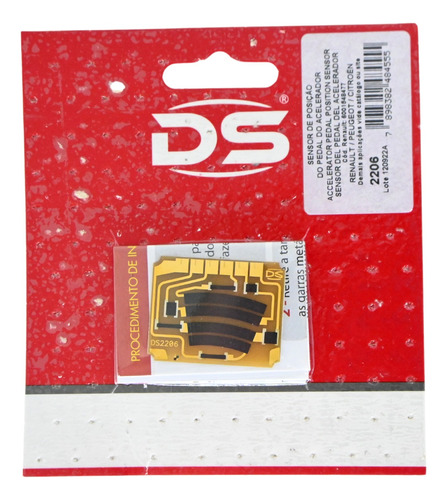 Sensor Pedal Acelerador Duster Logan Sandero Flex Ds2206