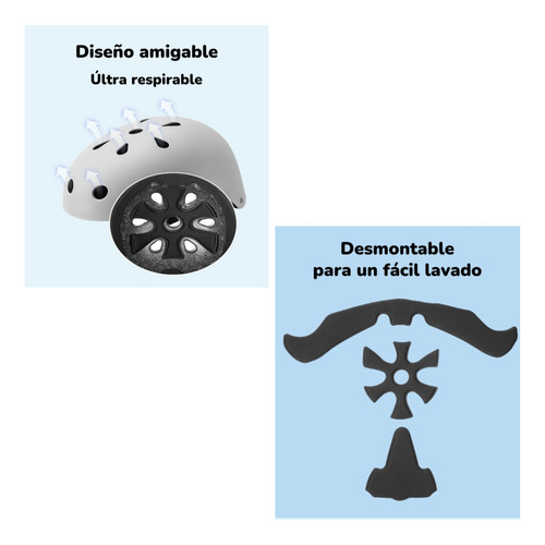 Casco Infantil Bicicleta Regulable Fantasy Blanco Lubabycas