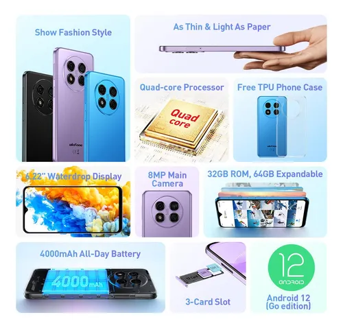 Ulefone Note 15 2gb + 3gb = 5gb 32gb Dual Sim Duos