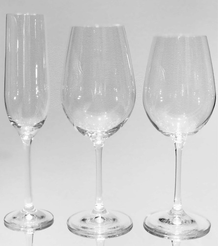 Imagen 6 de 9 de Juego De Copas Cristal Bohemia 36 Piezas Modelo Viola