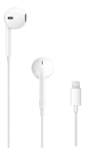 Imagem 1 de 2 de Apple EarPods con conector Lightning - Branco