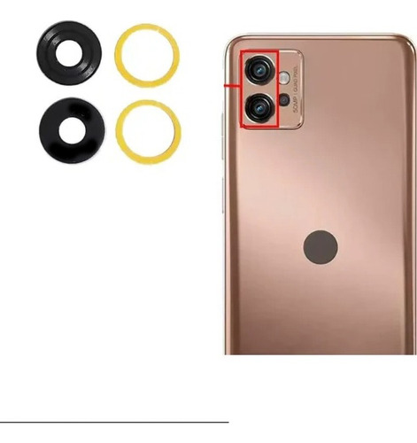 Repuesto Lente De Vidrio Camara Motorola G32 + Adhesivo