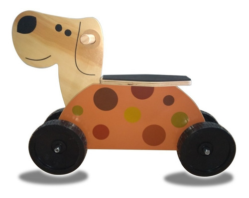 Imagen 1 de 3 de Pata Pata Andarin Caminador De Madera Woodymoto Doggy