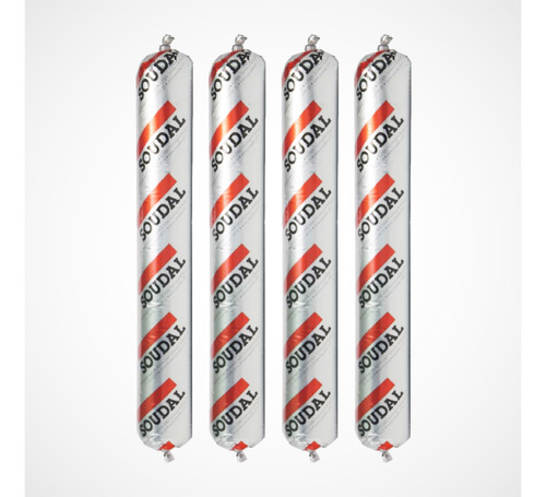 Soudaflex 40fc Blanco Sellador De Poliuretano 600ml 4 Piezas