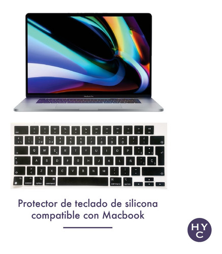 Imagen 2 de 9 de Protector Teclado Silicona - Compatible Macbook Air 13 A2681