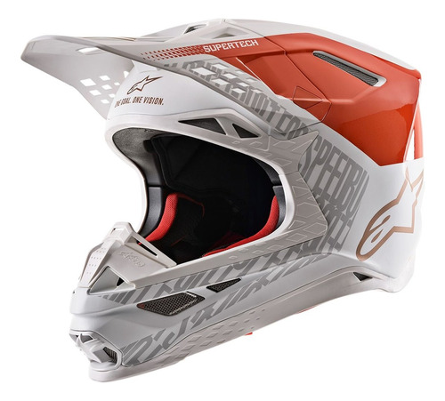 Casco Motocross Alpinestars Supertech S M8 Triple Helmet Top