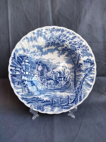 Prato Fundo Porcelana Inglesa Royal Wessex 22,5cm Usado