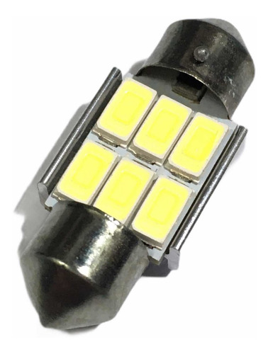 1x Foco Domo T11x31mm 6 Smd Led 5730 12v Canbus Sin Error