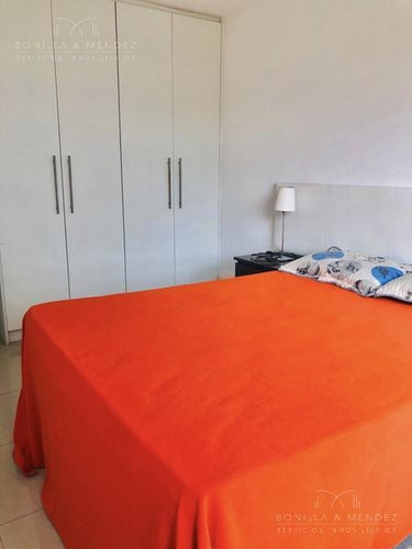 Alquiler Anual, Dormitorio, Baño, Cocina Americana, Balcón, Garage En Sub Suelo