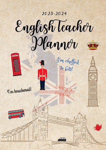 Libro: English Teacher Planner: 6 Classi - Presenze, Valutaz