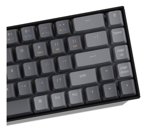 Teclado Do Teclado K6 65% Compacto 68 Teclado Para Jogos Sem