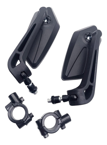 2 Uds Espejos De Bicicleta Espejo Plano Manillar Ajustable
