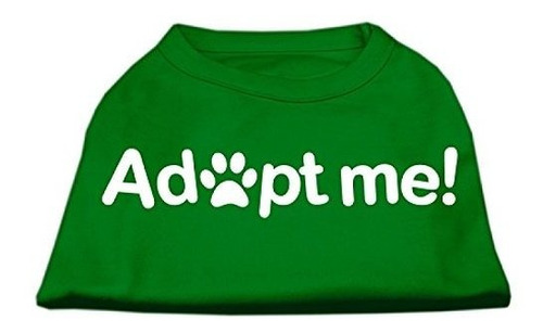 Mirage Productos Para Mascotas Adoptame Camisa Estampada, Gr