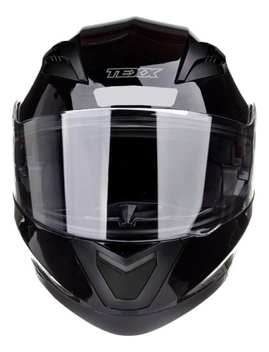 Capacete para moto escamoteável Texx Gladiator V3 preto brilhante tamanho M