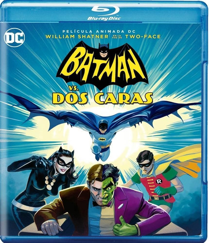 Batman Vs Dos Caras Dc Comics Pelicula Adam West Blu-ray
