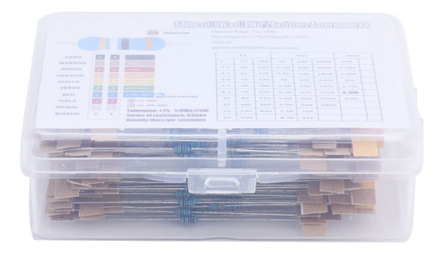 Resistor De Bricolaje, 640 Piezas, 64 Valores, 1%, Película