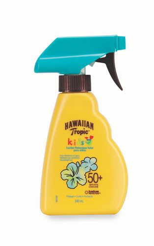 Imagen 1 de 1 de Protector solar Hawaiian Tropic Baby & Kids FPS 50 Kids en loción de 240 mL