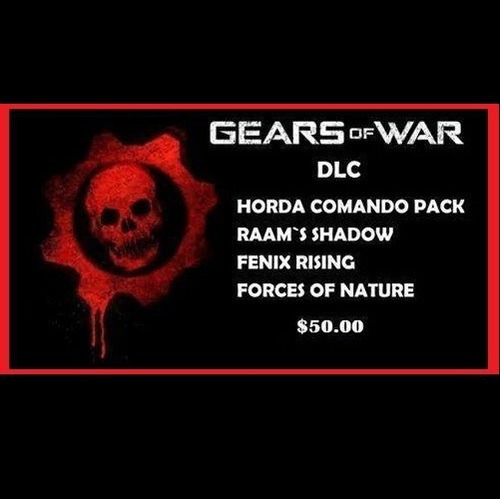 Gears Of War 3 Dlc Xbox 360 Todos Los Mapas (Usado)