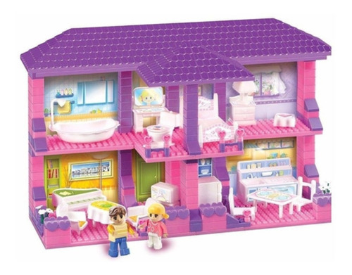 Bloques Para Chicas Blocky House - Casa 4 Ambientes 