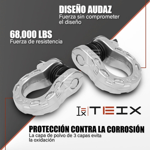 Teix Off Road Mega Grilletes Jeep Defensa Ford Chevrolet