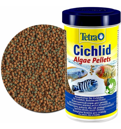 Alimento Tetra Cichlid Algae Pellets 165g Cíclidos Africanos