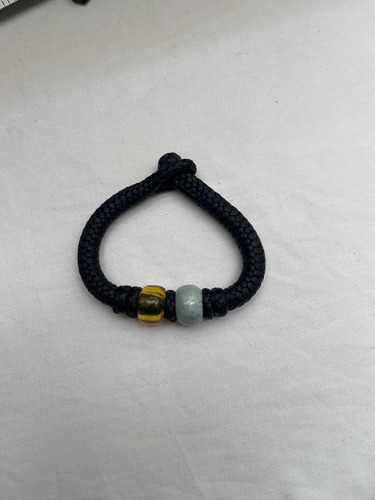 Pulsera De Piel De Cabra Trenzado De 16 Tira Redondo.