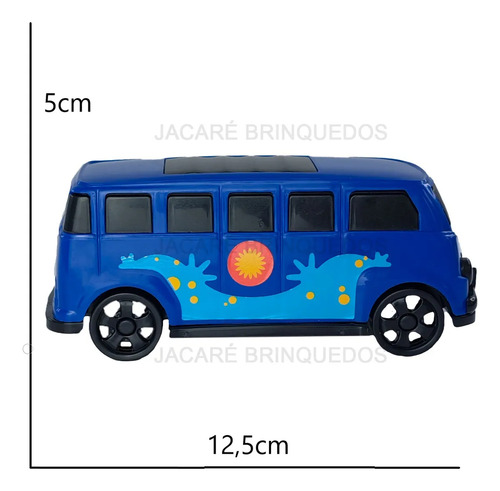 Brinquedo Carrinhos Com 4 Modelos Pick-up, Kombi, Fusca, Suv